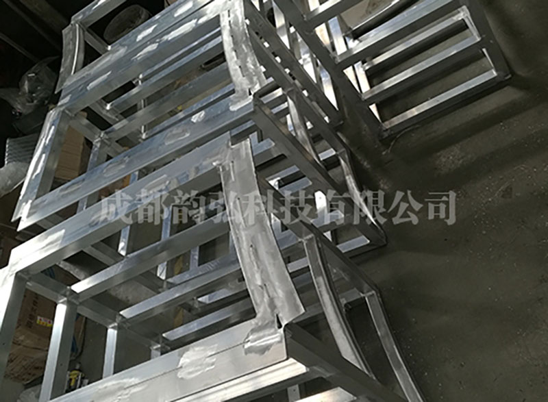 鋁合金航天設施焊接效果